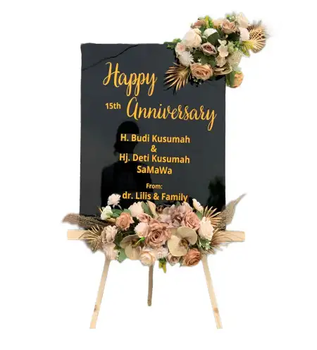 Papan Bunga Akrilik Candirenggo